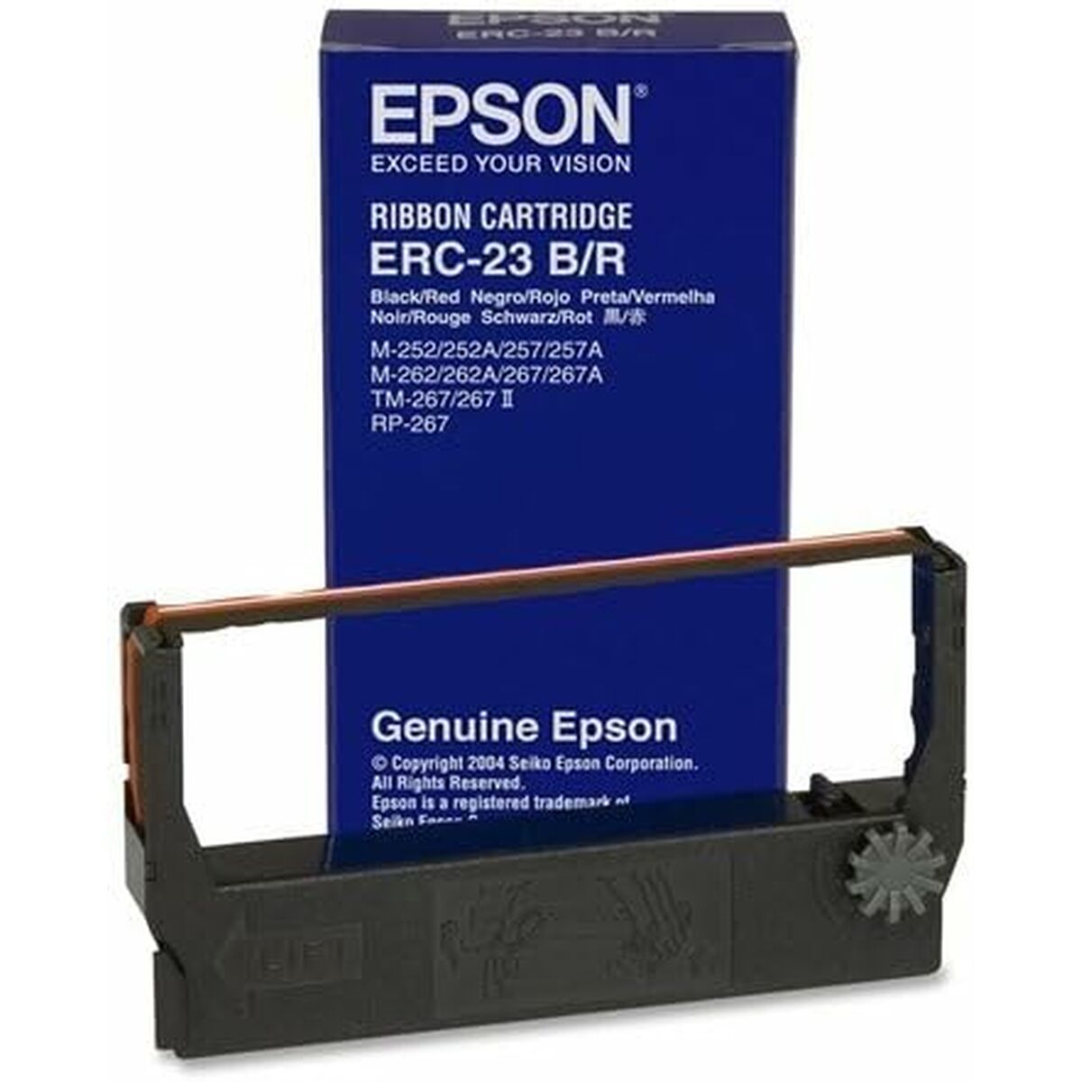 Original Dot Matrix Tape Epson Cartucho Epson ERC23B para las series TM Black