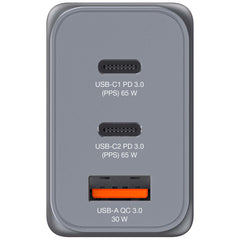 Wall Charger Verbatim 32201 Black/Grey 65 W