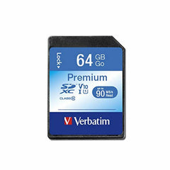 SD Memory Card Verbatim PREMIUM SDXC C10/U1 64 GB 2 g