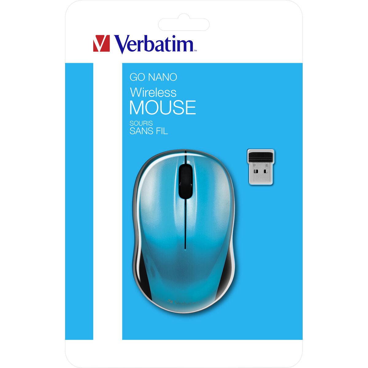 Mouse Verbatim 49044 Blue Cyan