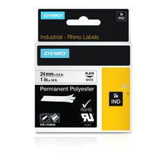 Laminated Tape Dymo ID1-24 Multicolour Black/White 24 mm