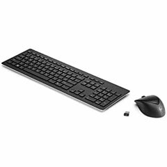 Keyboard and Mouse HP 3M165AA Spanish Qwerty Black Bluetooth