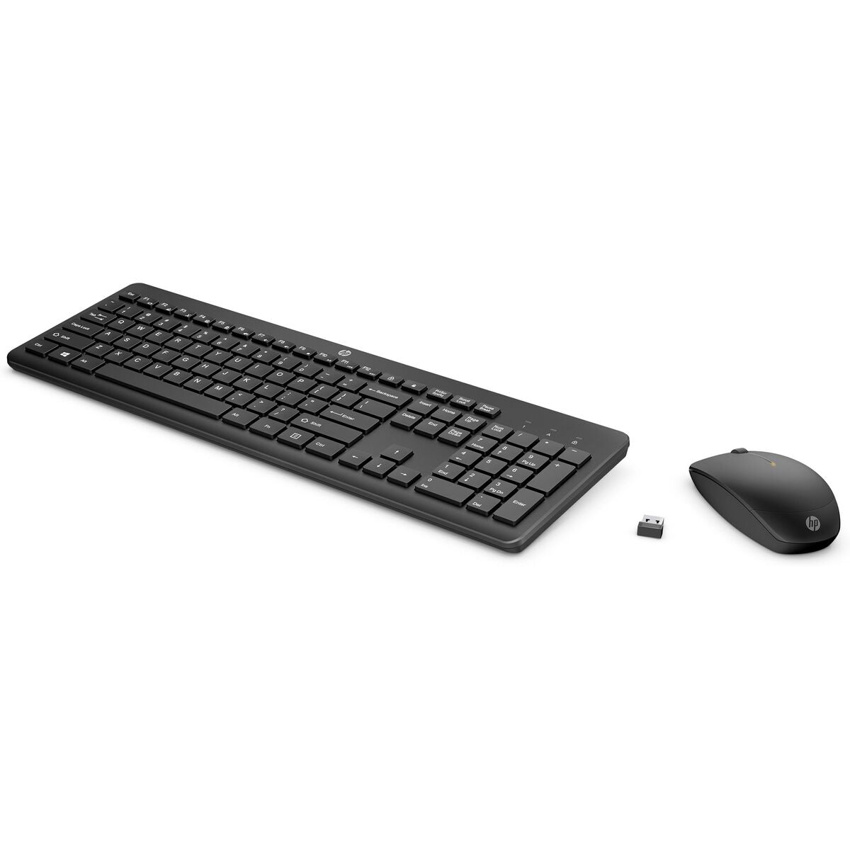 Keyboard and Mouse HP 18H24AA Black