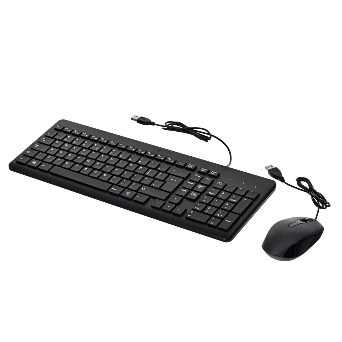 Keyboard and Mouse HP 150 Black QWERTY Qwerty US