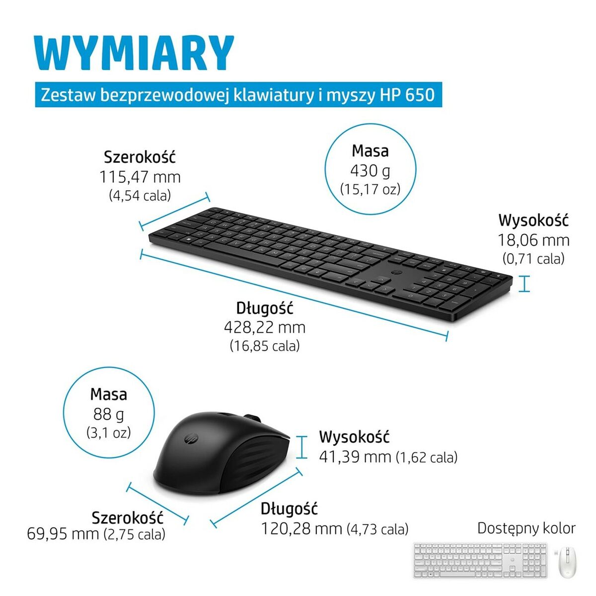 Keyboard and Mouse HP 4R013AA Black English Qwerty US