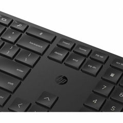 Keyboard and Mouse HP 4R013AA Black Spanish Qwerty