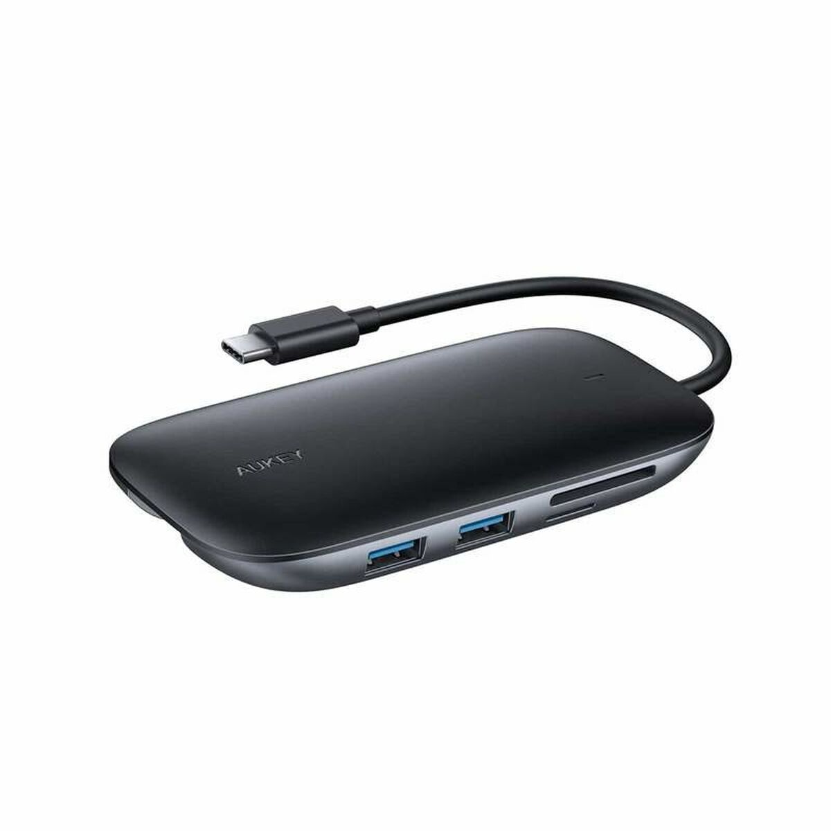 USB Hub Aukey CB-C71 Black 100 W