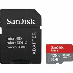 Micro SD Memory Card with Adaptor SanDisk Ultra 128 GB