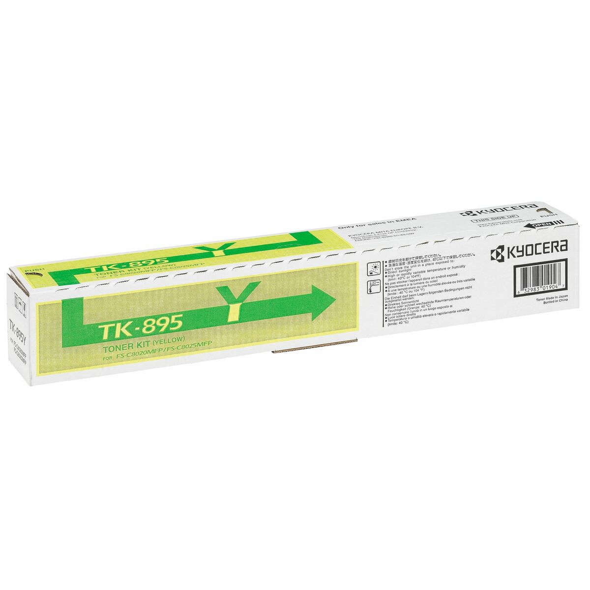 Original Toner Kyocera TK-895Y Yellow Black