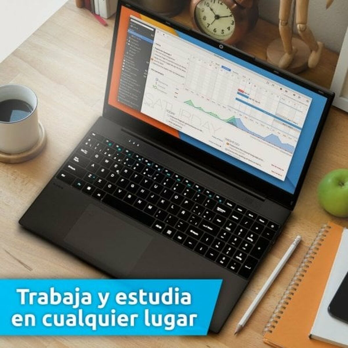 Laptop Alurin 15,6" Intel Core I7-1255U 32 GB RAM 1 TB SSD Spanish Qwerty