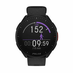 Smart Watch with Pedometer Polar Black 1,2" Ø 45 mm