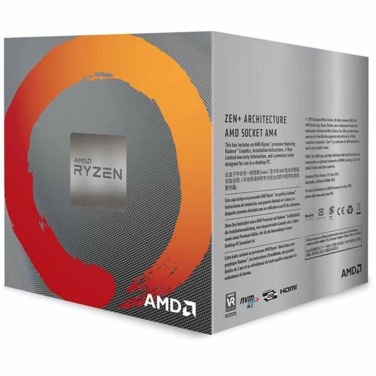 Processor AMD 3400G AMD AM4