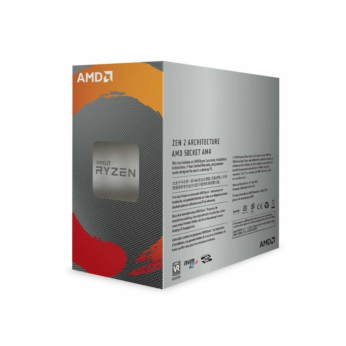 Processor AMD Ryzen 3 3600 64 bits AMD AM4