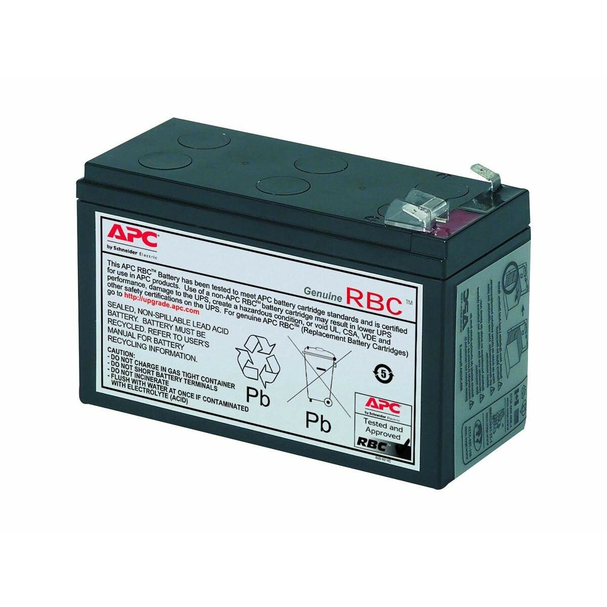 Battery for Uninterruptible Power Supply System UPS APC RBC40 12 V