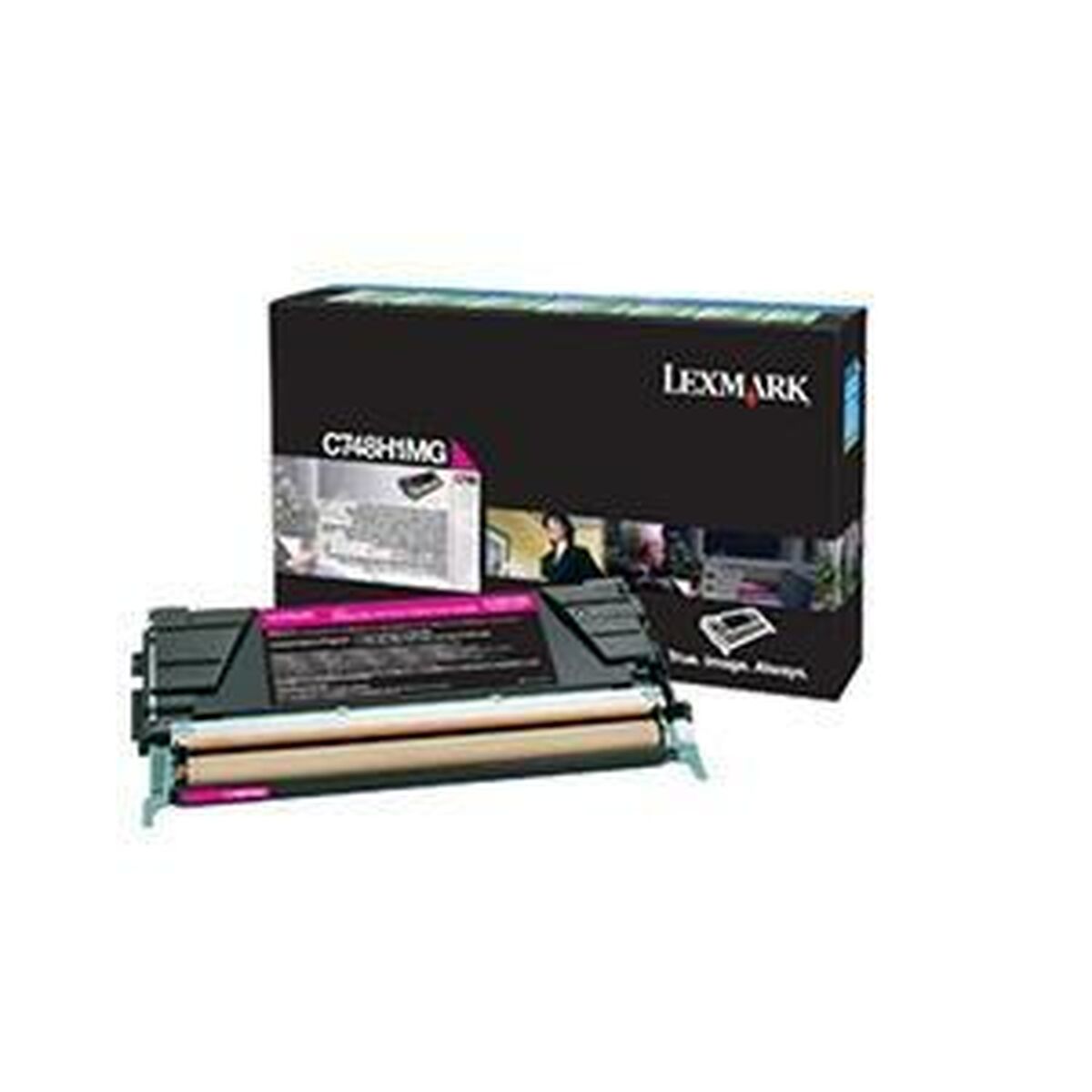 Original Toner Lexmark C748H1MG Black Magenta