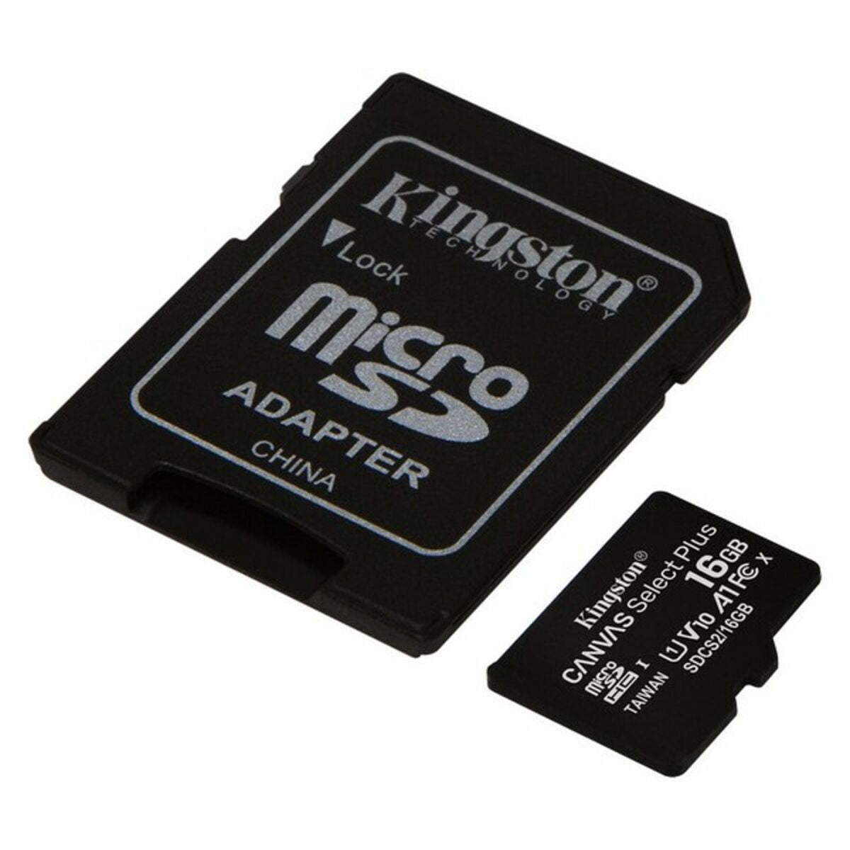 Micro SD Memory Card with Adaptor Kingston SDCS2 100 MB/s exFAT