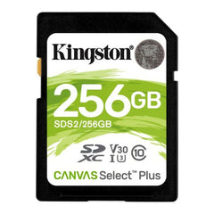 SD Memory Card Kingston Canvas Select Plus 256 GB 256 GB