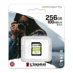 SD Memory Card Kingston Canvas Select Plus 256 GB 256 GB