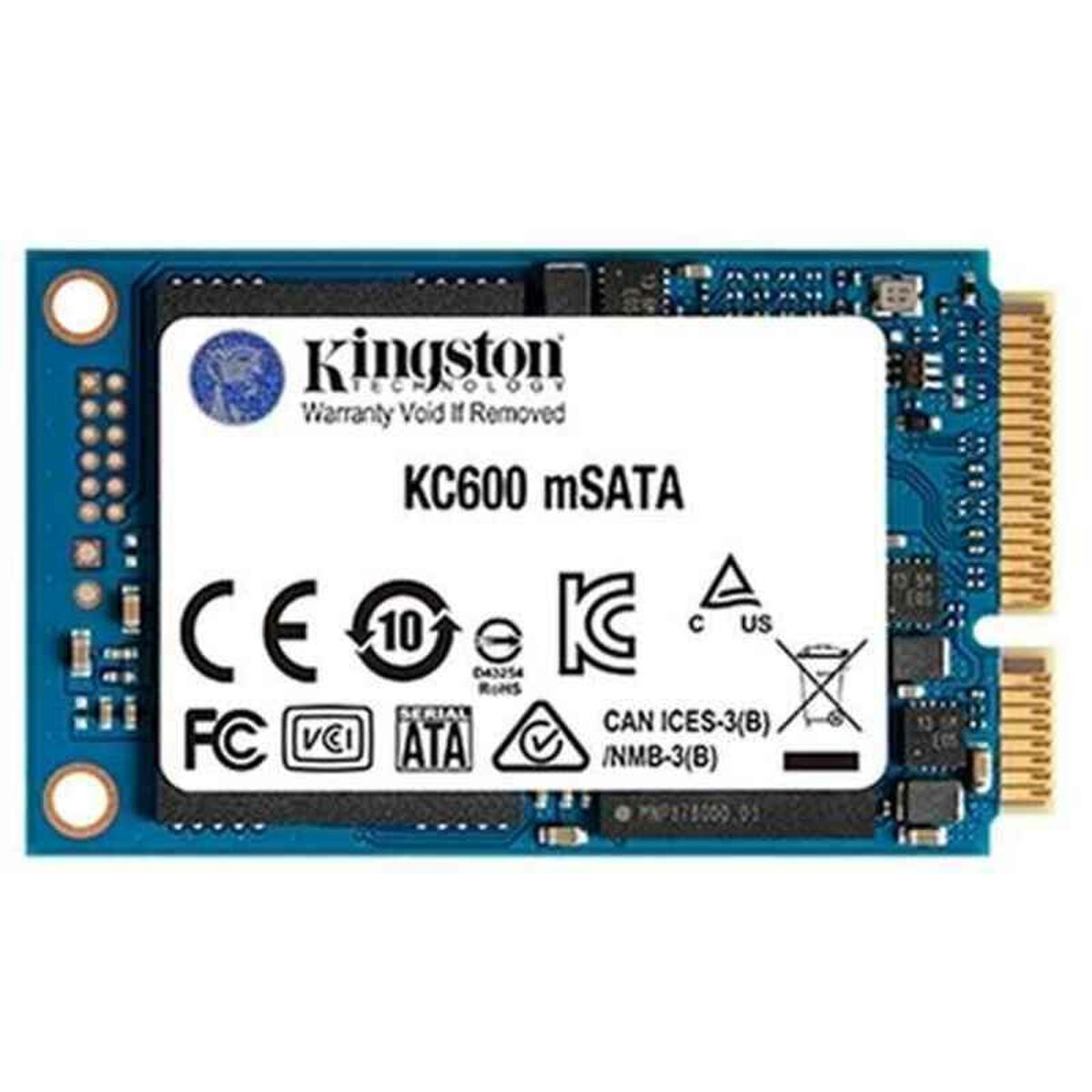 Hard Drive Kingston SKC600MS TLC 3D mSATA 1 TB SSD