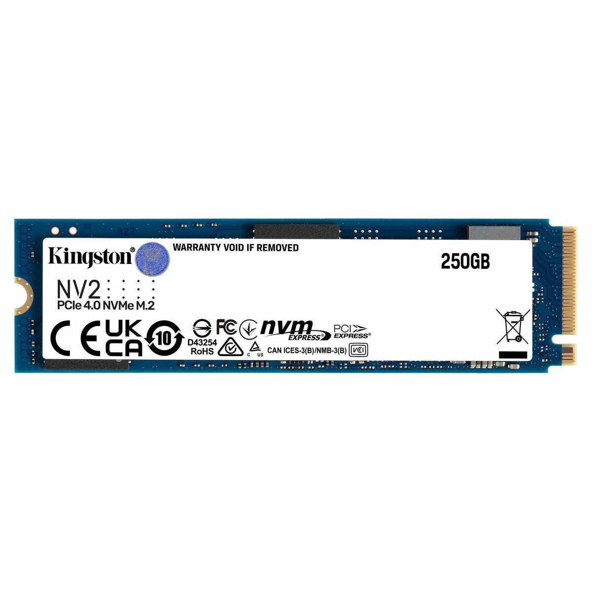 Hard Drive Kingston NV2 250 GB 250 GB SSD