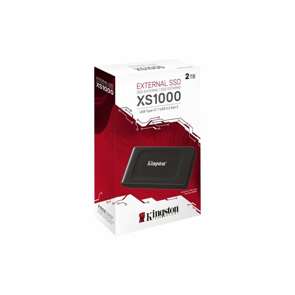 External Hard Drive Kingston SXS1000/2000G 2 TB SSD