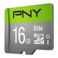 Micro SD Memory Card with Adaptor PNY P-SDU16GU185GW-GE Elite C10 16 GB