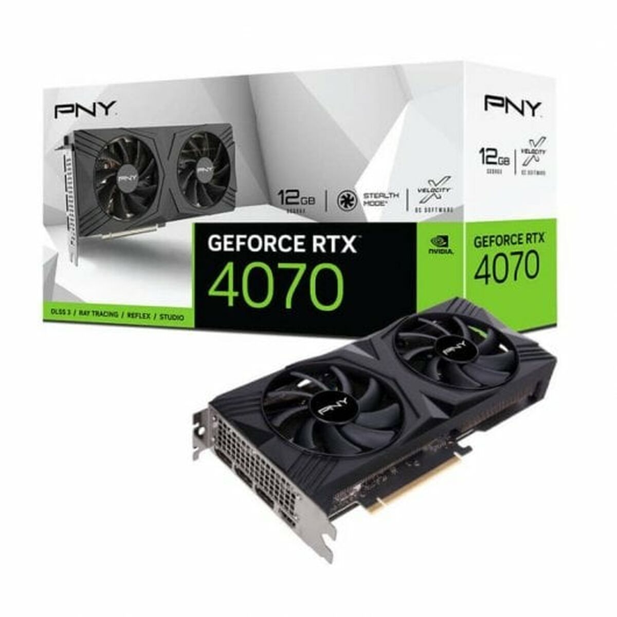 Graphics card PNY VCG407012DFXPB1 GEFORCE RTX 4070 12 GB RAM