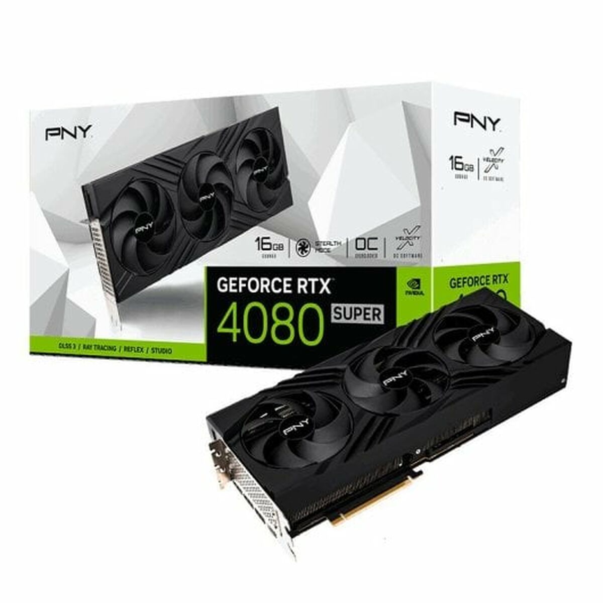 Graphics card PNY GeForce RTX 4080 SUPER VERTO OC Triple 16 GB GDDR6