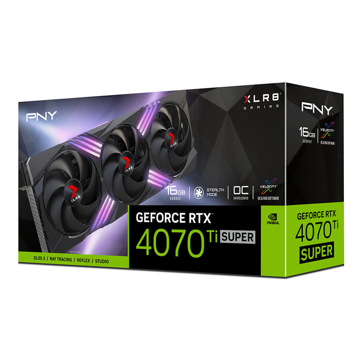 Graphics card PNY GeForce RTX 4070 Ti SUPER XLR8 Gaming VERTO EPIC GEFORCE RTX 4070 16 GB GDDR6