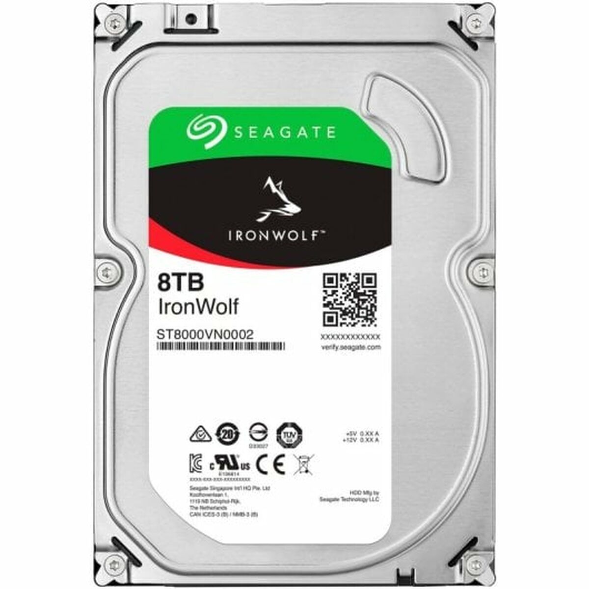 Hard Drive Seagate IronWolf  3,5" 8 TB