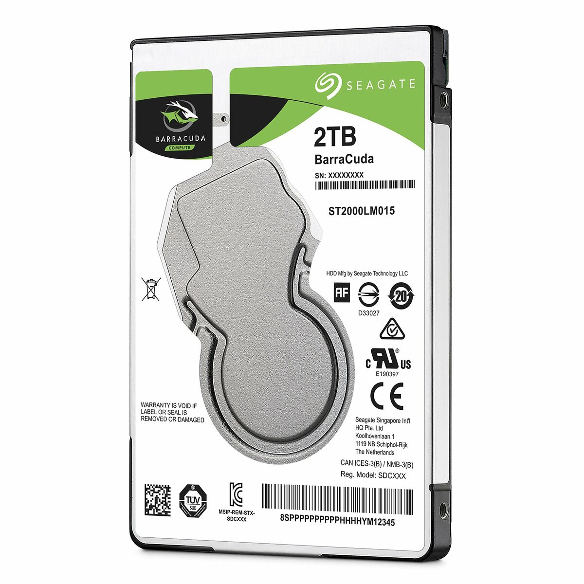 Hard Drive Seagate Barracuda 2,5" 2 TB 2 TB SSD