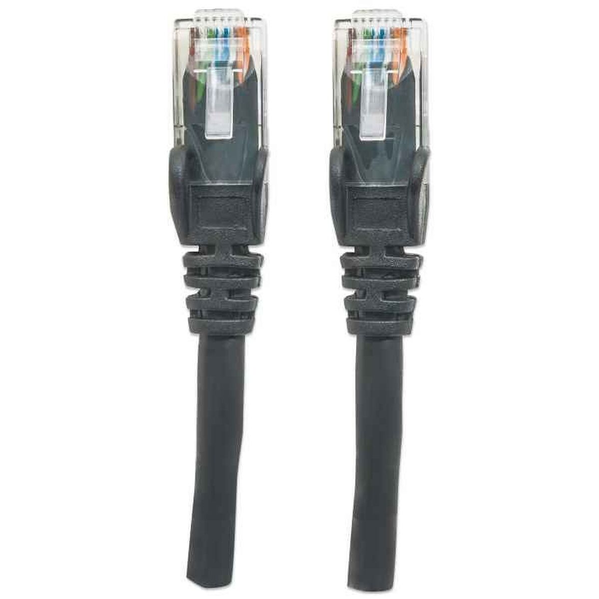 UTP Category 6 Rigid Network Cable Intellinet 342070 Black 3 m