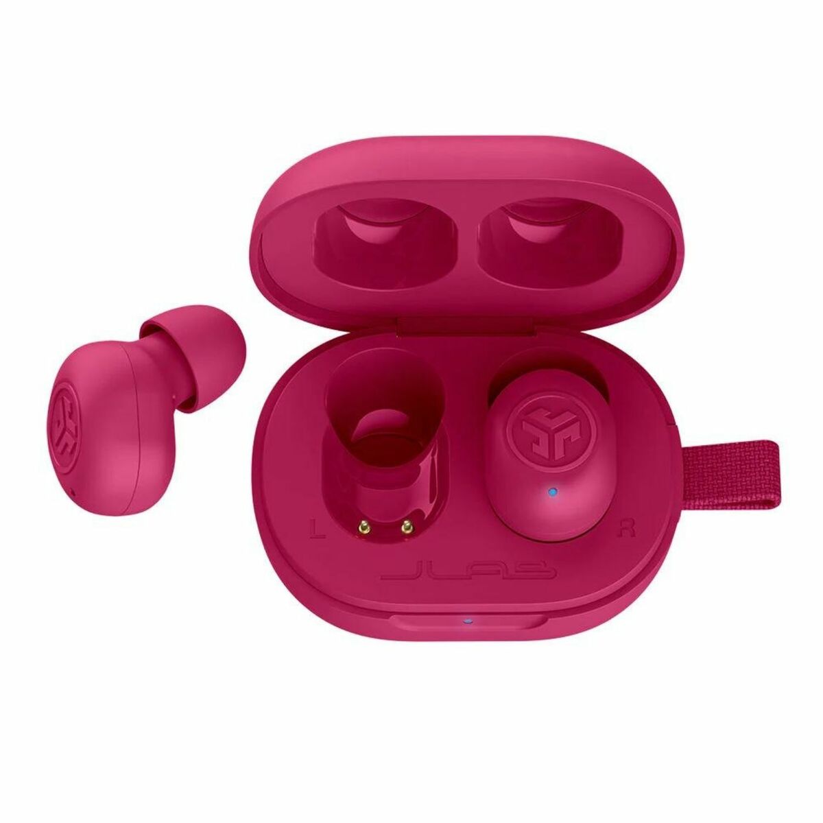 Headphones with Microphone JLab JBuds Mini Pink