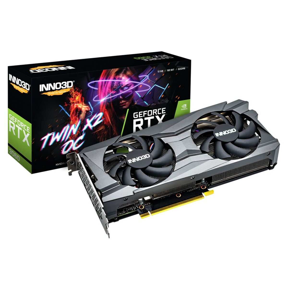 Graphics card INNO3D TWIN X2 OC GeForce RTX 3060 GDDR6 12 GB