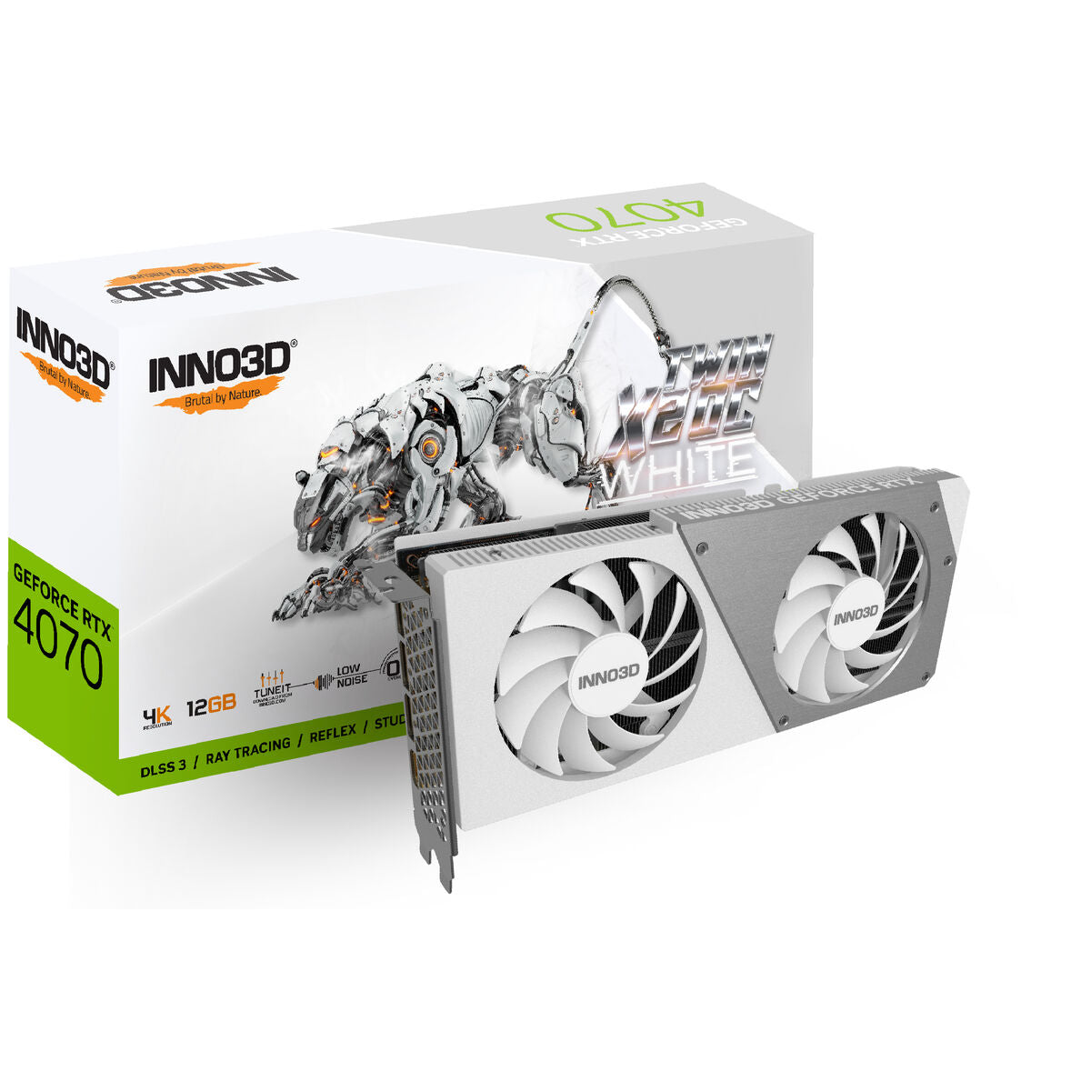 Graphics card INNO3D N40702-126XX-185252W GEFORCE RTX 4070 12 GB GDDR6