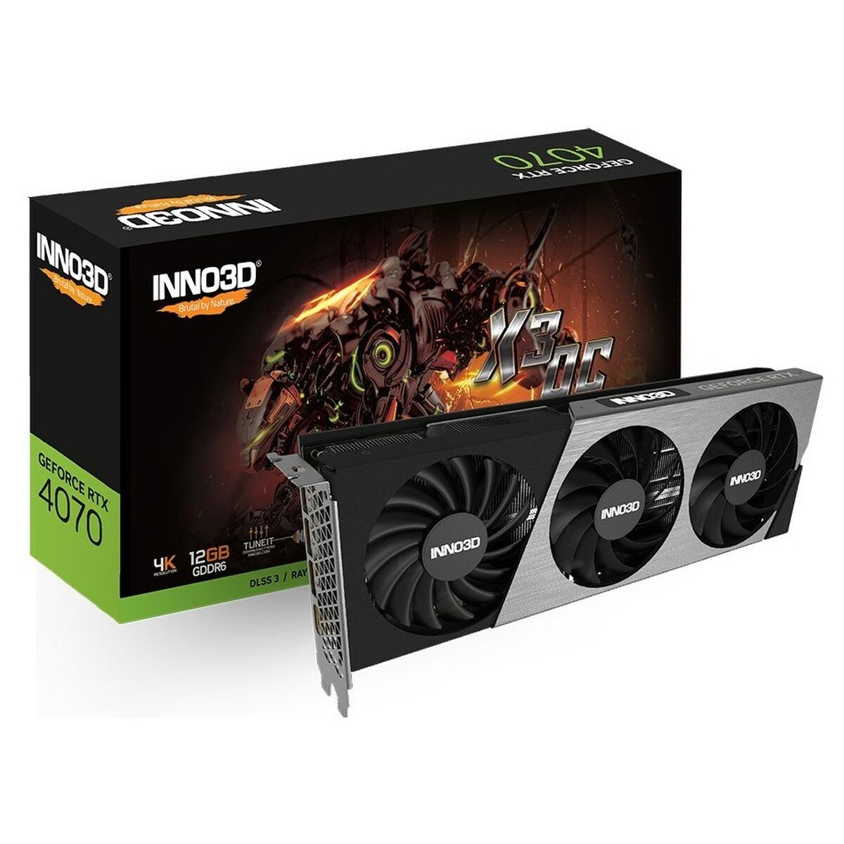 Graphics card INNO3D N40703-12D6X-179052L GEFORCE RTX 4070 12 GB GDDR6