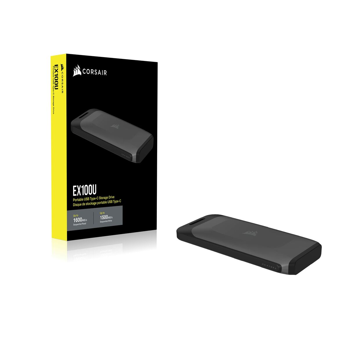 External Hard Drive Corsair EX100U 3,5" 1 TB 1 TB SSD