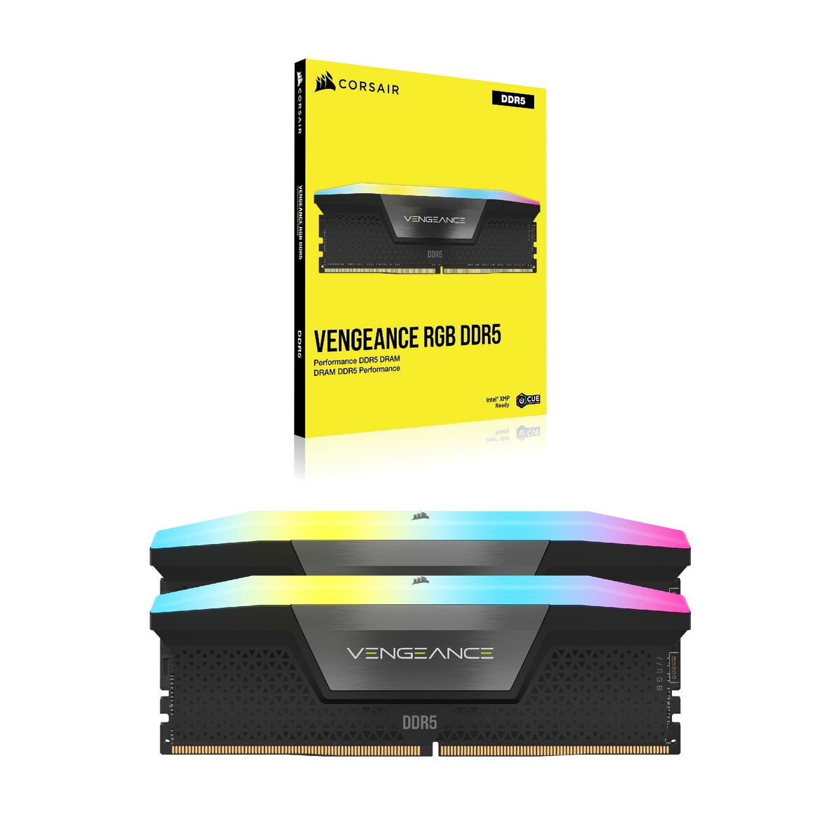 RAM Memory Corsair Vengeance RGB DDR5 64 GB CL40