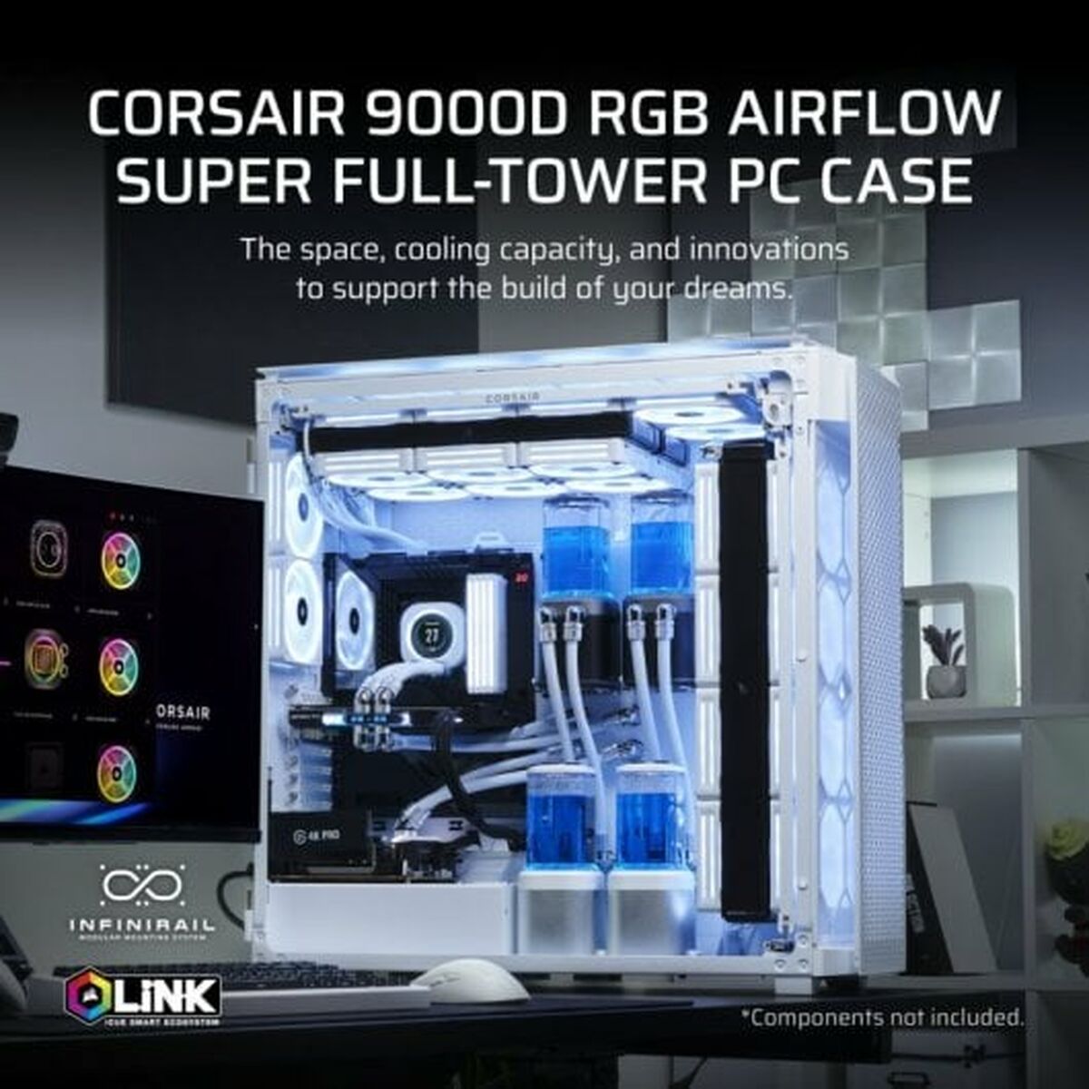 ATX Semi-tower Box Corsair White