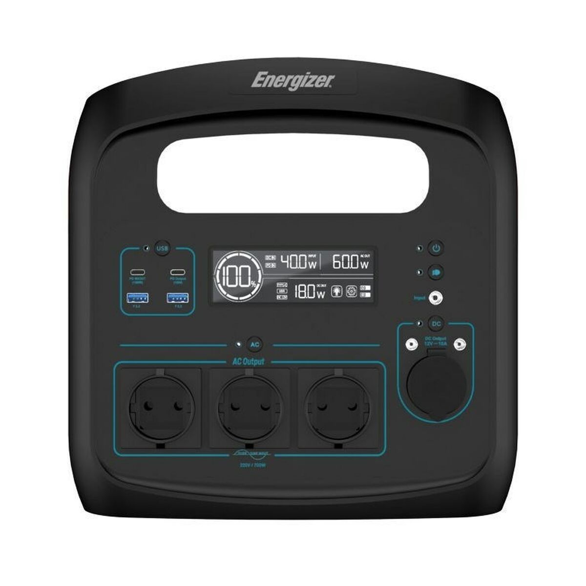 Portable Power Station Energizer PPS960W1 Black Red 50000 mAh