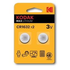 Batteries Kodak CR1632 3 V (2 Units)