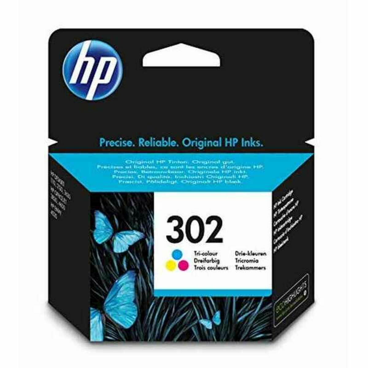 Original Ink Cartridge HP F6U65AE Tricolour Yellow Cyan Magenta Cyan/Magenta/Yellow