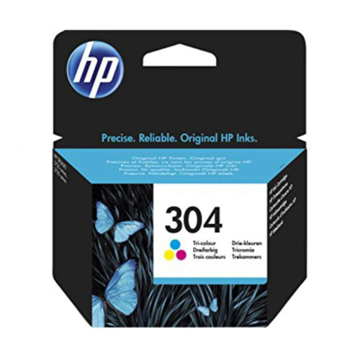 Original Ink Cartridge HP 304 Tricolour (25 Units)