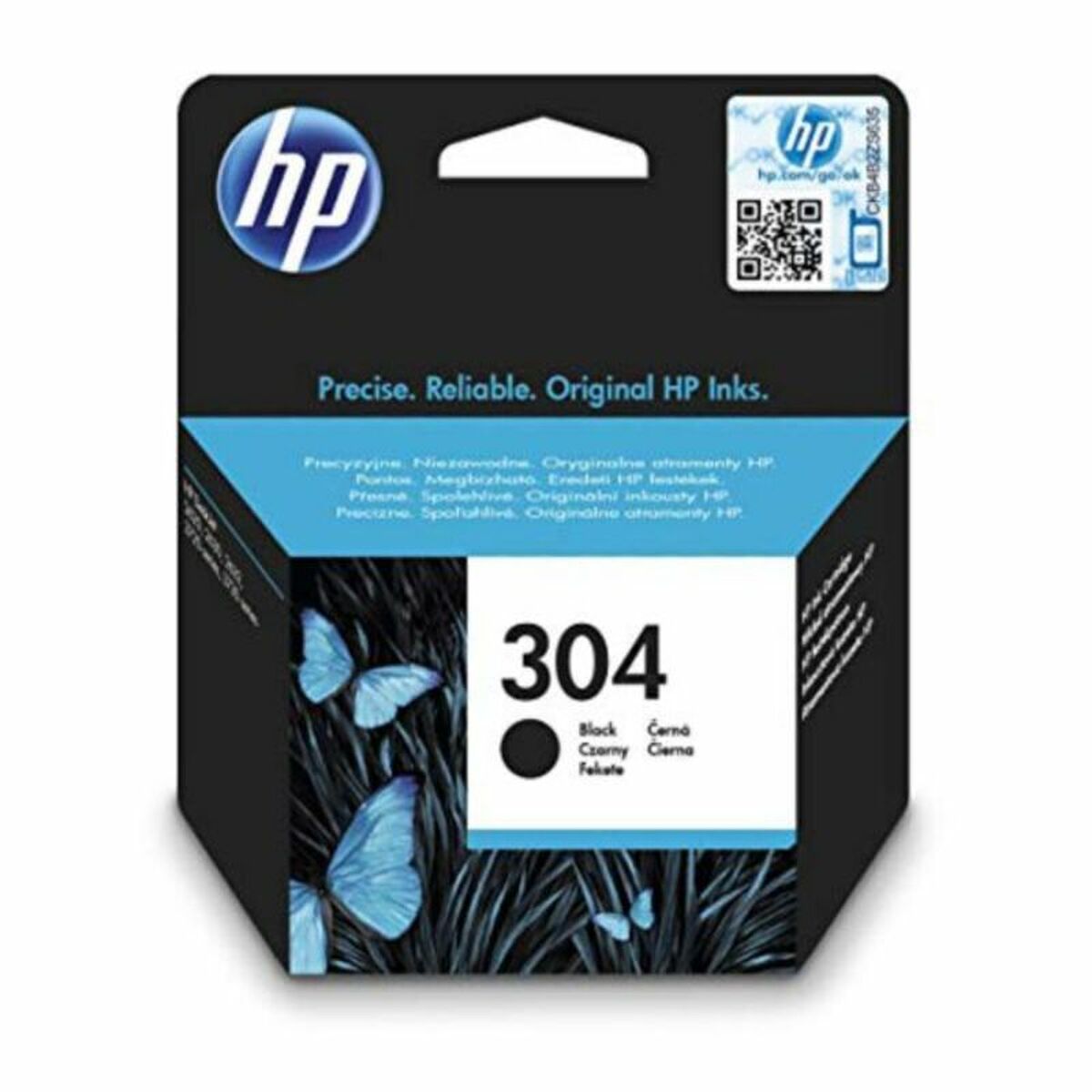 Original Ink Cartridge HP 304 Tricolour (25 Units)