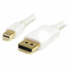 Mini DisplayPort to DisplayPort Cable Startech MDP2DPMM2MW          (2 m) White 4K Ultra HD