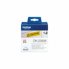 Laminated Tape for Labelling Machines Brother DK-22606 Black/Yellow 62 mm x 15,24 m