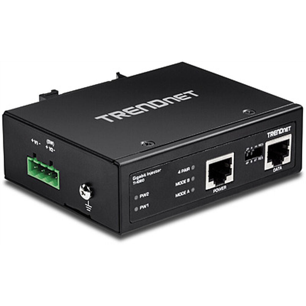 PoE Injector Trendnet TI-IG60 1000 Mbit/s Black