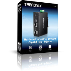 PoE Injector Trendnet TI-IG60 1000 Mbit/s Black