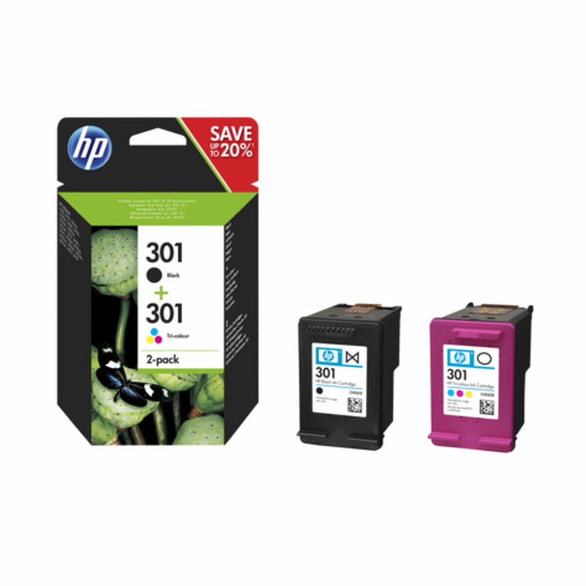 Original Ink Cartridge HP N9J72AE#301 Cyan