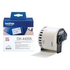 Printer Labels Brother DK-44205 White Black/White 62 mm x 15,24 m